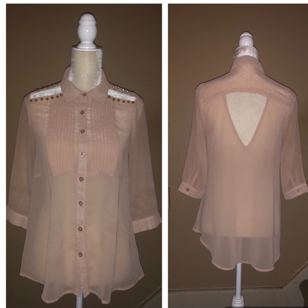 Idea Blouse with Stud Detail